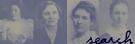 Montage of historical photographs of Tasmanian women