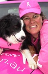 Deborah De Williams and her dog, Maggie